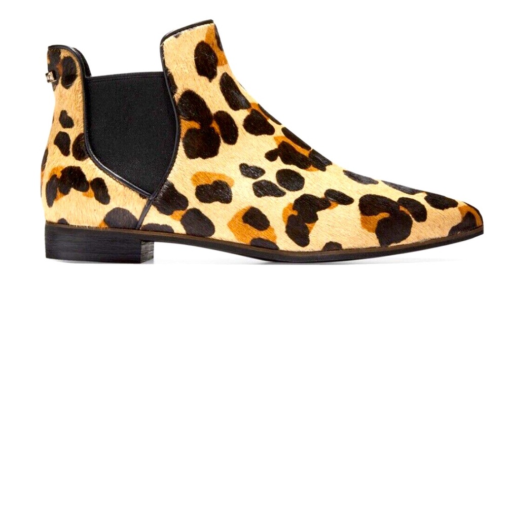 NWOT Cole Haan Hara Jaguar Print Ankle Boots